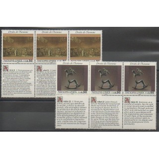 Stamps - United Nations (UN - Geneva) - 1992 - Nb 235/240 - Human Rights