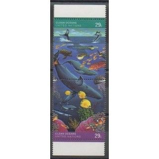 Stamps - United Nations (UN - New York) - 1992 - Nb 607/608 - Environment - Sea animals - Mamals