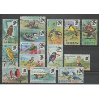 Stamps - Lesotho - 1981 - Nb 442/455 - Birds