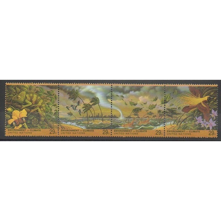 Stamps - United Nations (UN - New York) - 1993 - Nb 645/648 - Environment