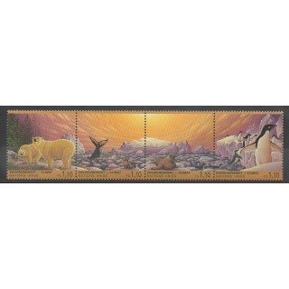 Stamps - United Nations (UN - Geneva) - 1993 - Nb 259/262 - Environment - Polar regions