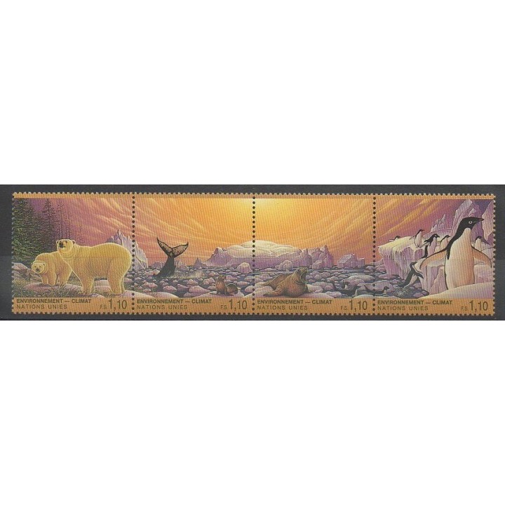 Stamps - United Nations (UN - Geneva) - 1993 - Nb 259/262 - Environment - Polar regions