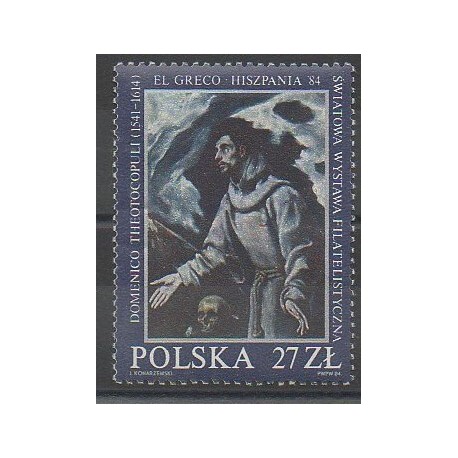 Pologne - 1984 - No 2724 - Peinture