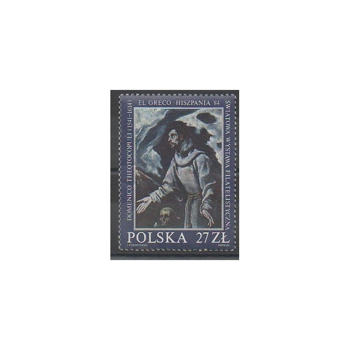 Stamps - Poland - 1984 - Nb 2724 - Paintings
