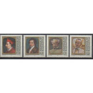 Stamps - Lienchtentein - 1981 - Nb 725/728 - Paintings