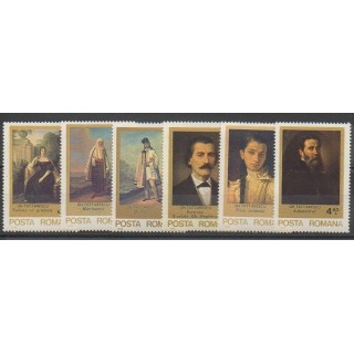 Stamps - Romania - 1979 - Nb 3169/3174 - Paintings