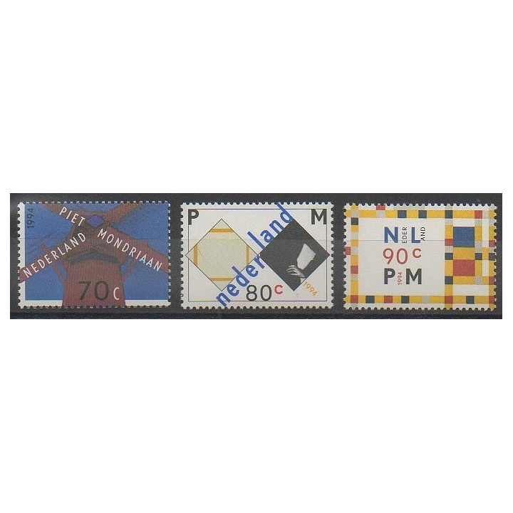 Stamps - Netherlands - 1994 - Nb 1462/1464 - Paintings