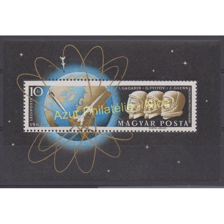 Timbres - Thème espace - Hongrie - 1962 - No BF 40