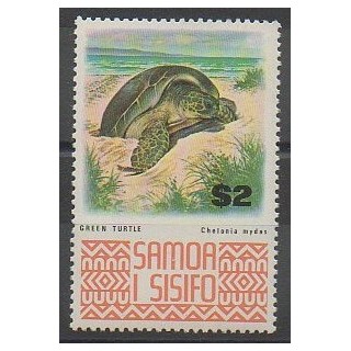 Timbres - Samoa - 1973 - No 323 - Reptiles