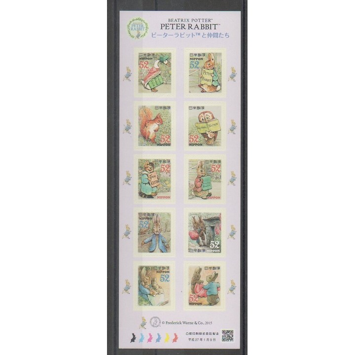 Stamps - Japan - 2015 - Nb 6884/6893 - Literature - Cartoons - Comics