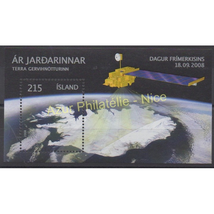 Timbres - Thème espace - Islande - 2008 - No BF 46