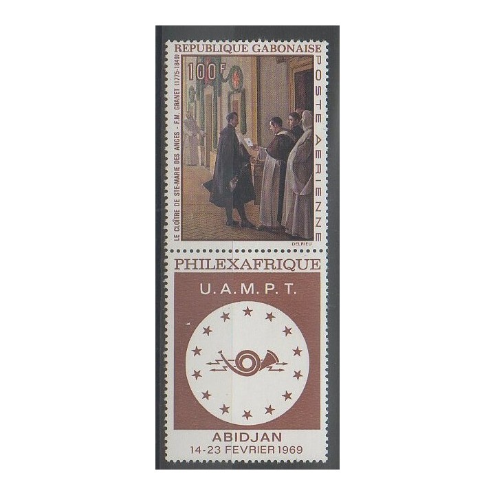Timbres - Gabon - 1968 - No PA79 - Peinture