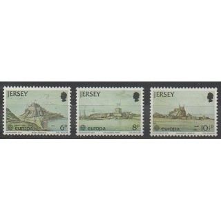 Timbres - Jersey - 1978 - No 171/173 - Monuments