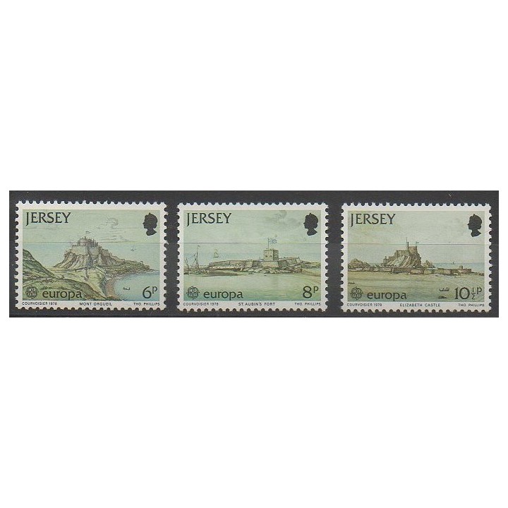 Stamps - Jersey - 1978 - Nb 171/173 - Monuments