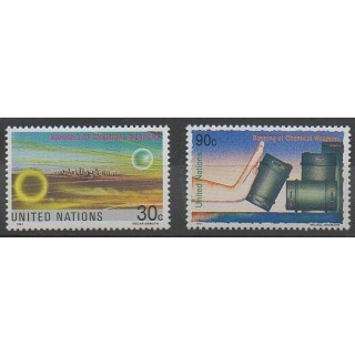 Stamps - United Nations (UN - New York) - 1991 - Nb 593/594 - Environment