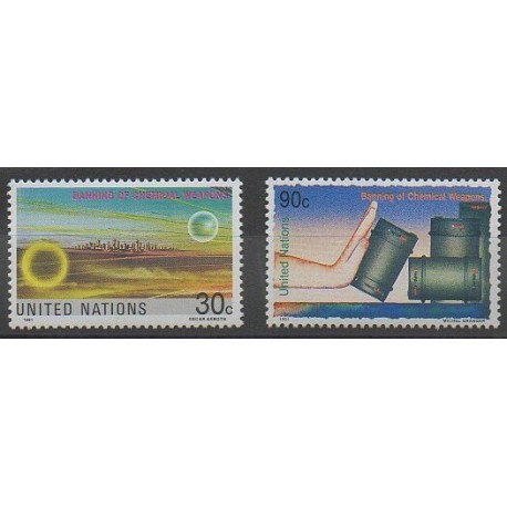 Nations Unies (ONU - New-York) - 1991 - No 593/594 - Environnement