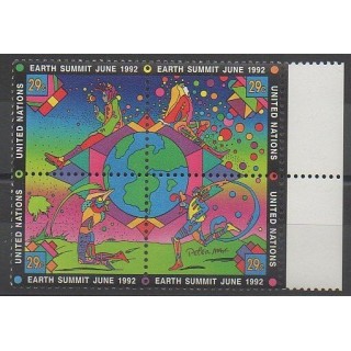 Stamps - United Nations (UN - New York) - 1992 - Nb 609/612 - Environment