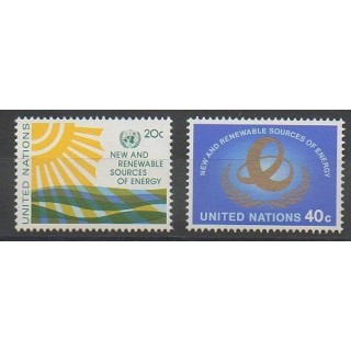 Timbres - Nations Unies (ONU - New-York) - 1981 - No 339/340 - Environnement