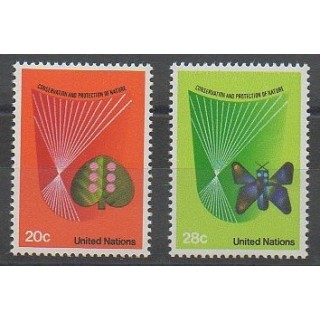 Stamps - United Nations (UN - New York) - 1982 - Nb 381/382 - Environment