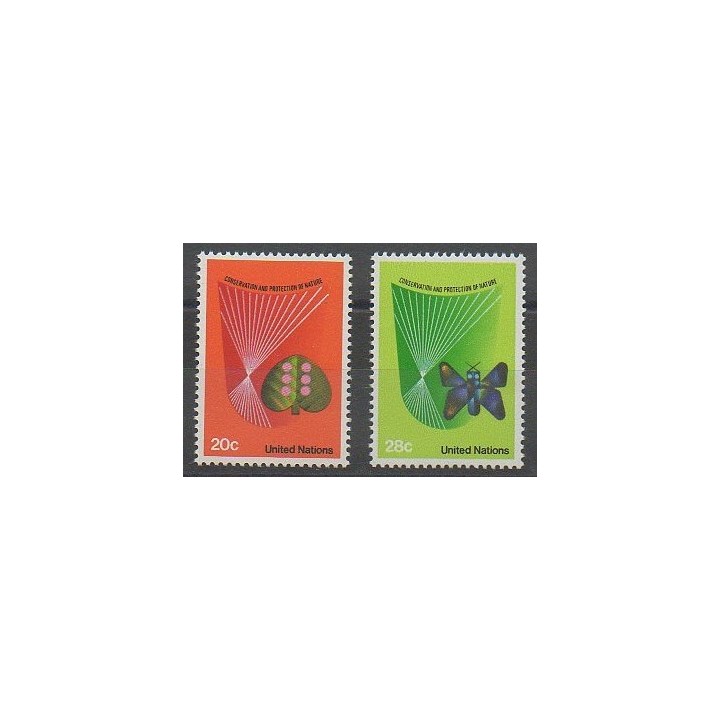 Stamps - United Nations (UN - New York) - 1982 - Nb 381/382 - Environment