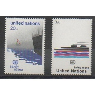 Stamps - United Nations (UN - New York) - 1983 - Nb 385/386 - Boats