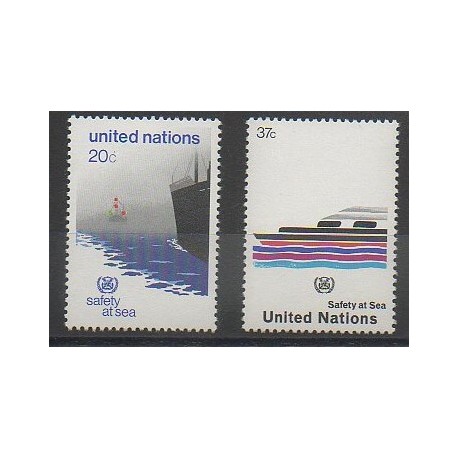 Nations Unies (ONU - New-York) - 1983 - No 385/386 - Navigation