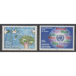 Stamps - United Nations (UN - New York) - 1986 - Nb 465/466