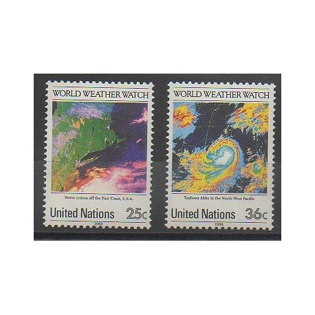 United Nations (UN - New York) - 1989 - Nb 543/544 - Environment