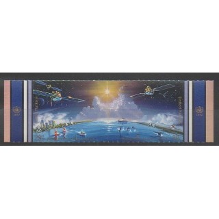 Timbres - Nations Unies (ONU - New-York) - 1992 - No 613/614 - Télécommunications