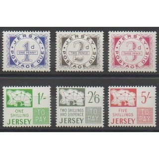 Stamps - Jersey - 1969 - Nb T1/T6