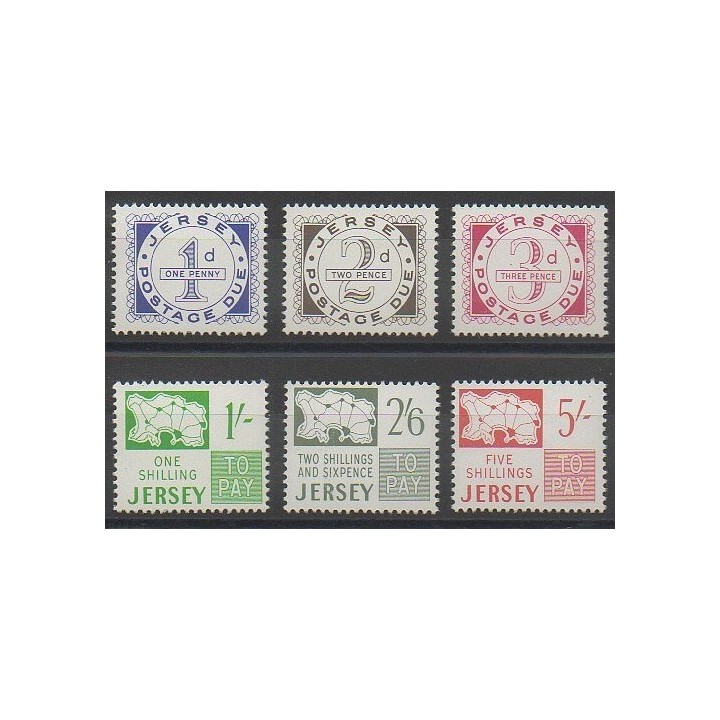 Timbres - Jersey - 1969 - No T1/T6
