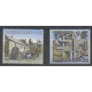 Timbres - Luxembourg - 1997 - No 1379/1380 - Monuments