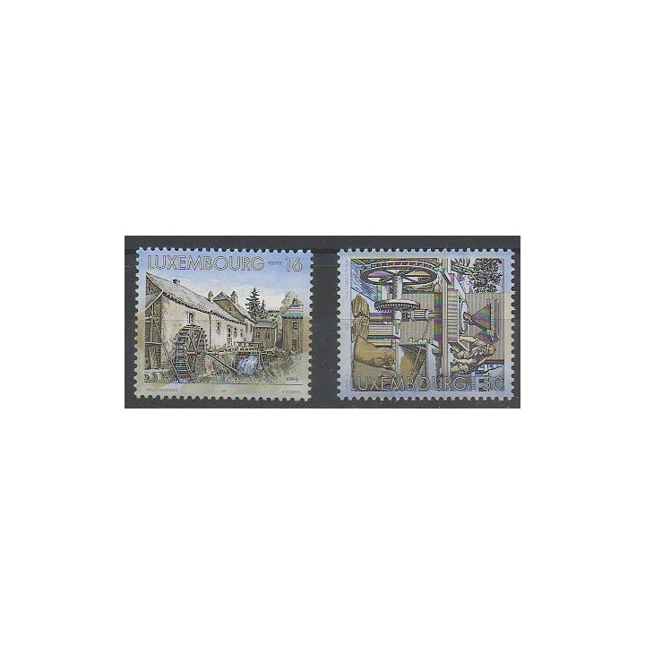 Timbres - Luxembourg - 1997 - No 1379/1380 - Monuments