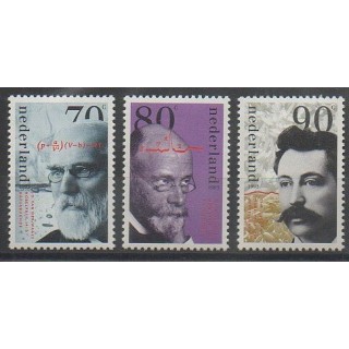 Stamps - Netherlands - 1993 - Nb 1449/1451 - Science - Celebrities