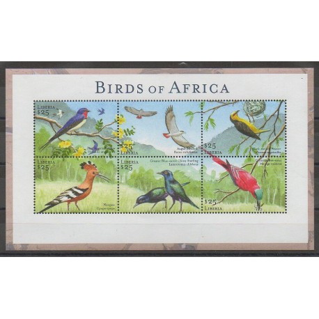 Liberia - 2001 - Nb 3425/3430 - Birds