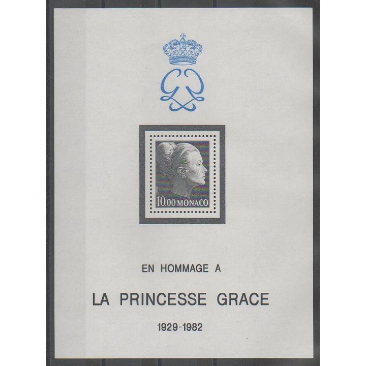 Timbres - Monaco - Blocs et feuillets - 1983 - No BF24 - Royauté