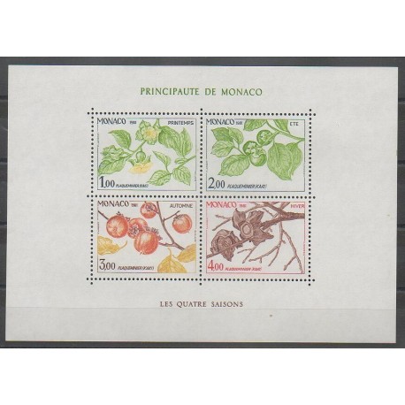 Monaco - Blocks and sheets - 1981 - Nb BF20 - Fruits