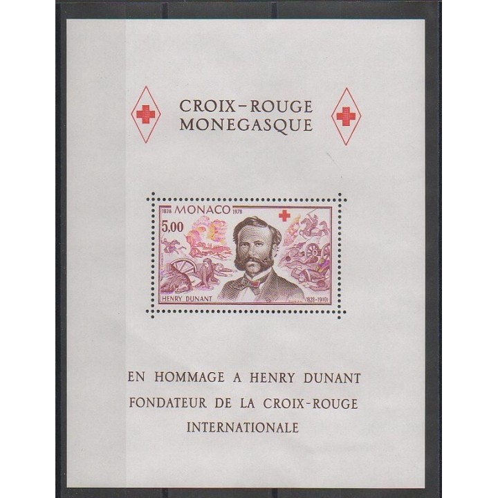 Stamps - Monaco - Blocks and sheets - 1978 - Nb BF15 - Health