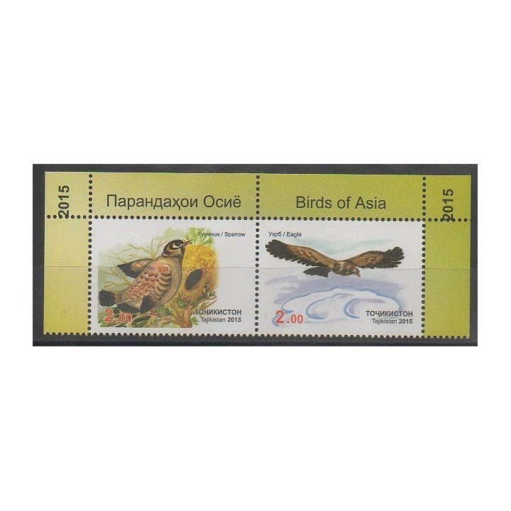 Stamps - Tajikistan - 2015 - Nb 520/521 - Birds
