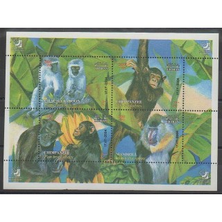 Stamps - Iran - 2004 - Nb BF38 - Mamals