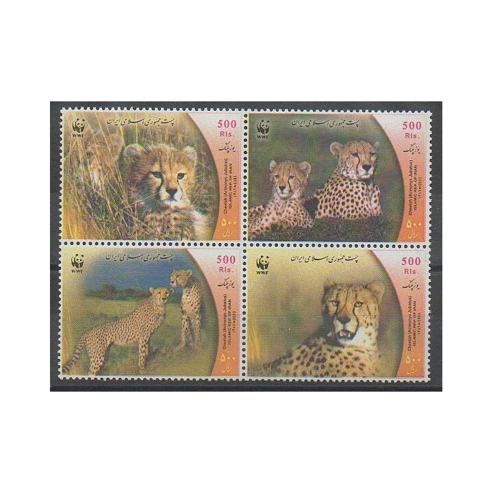 Timbres - Iran - 2003 - No 2668/2671 - Mammifères