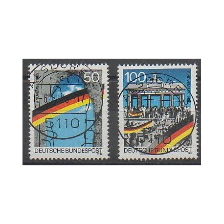 Allemagne occidentale (RFA) - 1990 - No 1313/1314 - Monuments - Oblitéré