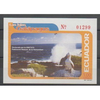 Stamps - Ecuador - 2001 - Nb BF111 - Birds
