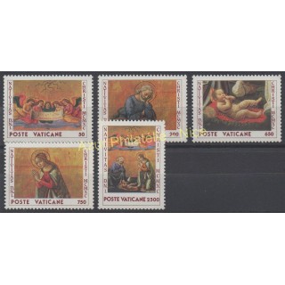 Timbres - Thème Noël - Vatican - 1990 - No 886/890