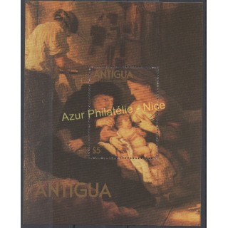 Timbres - Thème Noël - Antigua - 1980 - No BF 48