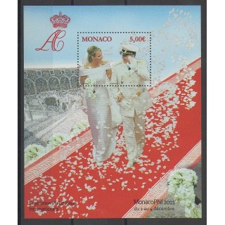 Stamps - Monaco - Blocks and sheets - 2011 - Nb BF101 - Royalty