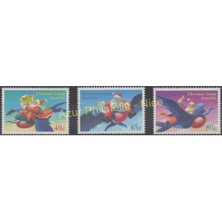 Timbres - Thème Noël - Christmas (Iles) - 1995 - No 416/418