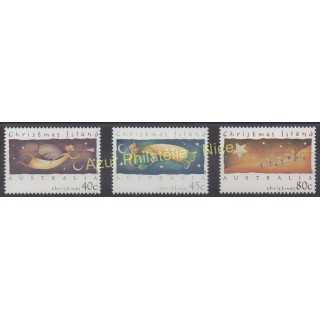 Timbres - Thème Noël - Christmas (Iles) - 1994 - No 410/412