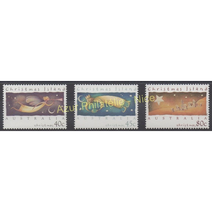 Stamps - Theme christmas - Christmas (Island) - 1994 - Nb 410/412