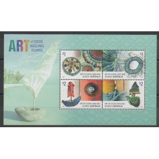 Stamps - Cocos (Island) - 2016 - Nb BF20 - Art